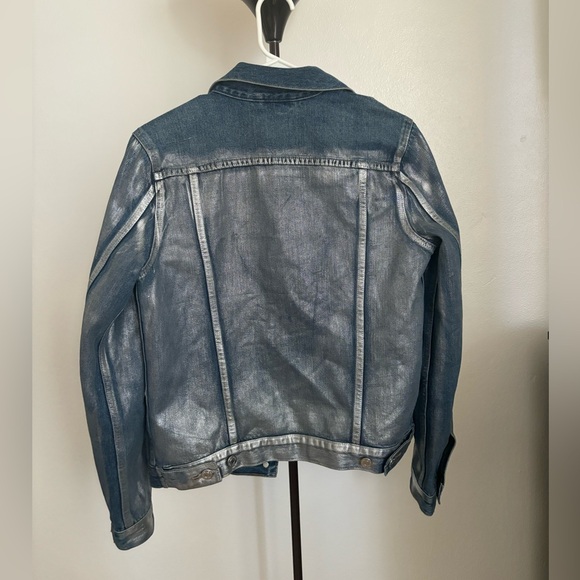 Gap Metallic Denim Jean Jacket - Picture 6 of 6